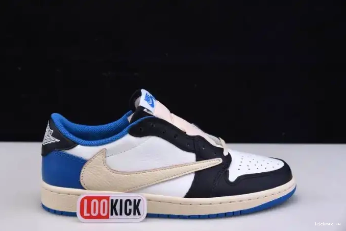 Rep Design DM7866-140 x Scott Travis Air Fragment x Jordan Retro 1 Low 0613